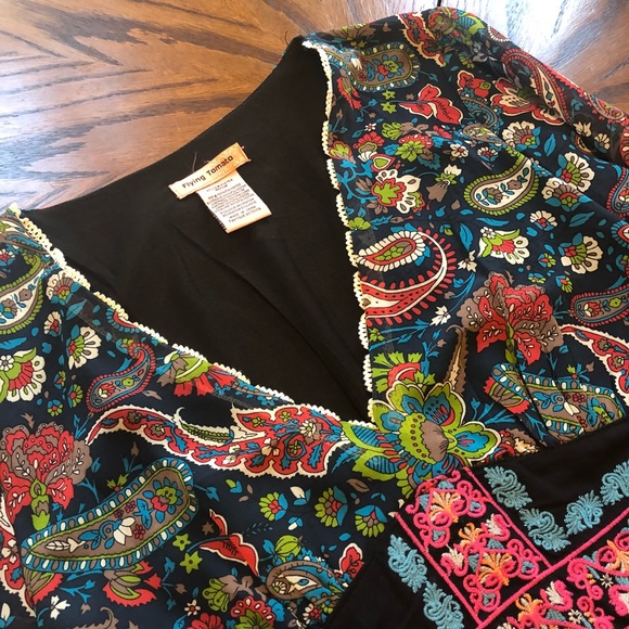 Flying Tomato | Lulu’s Boho Chic Sheer Dress | M - Picture 2 of 6